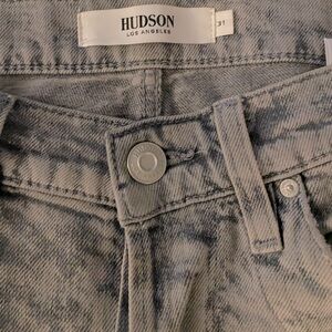 Hudson jeans. Gently worn. Gray wash, originally $175